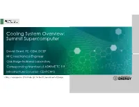 Summit Supercomputer