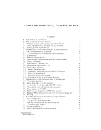 Automorphic Forms on GL(2)