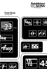 FONT-CLOCK Sebatian-Wrong