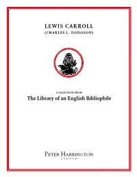 Lewis Carroll (Charles L