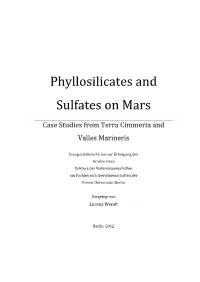 Phyllosilicates and Sulfates on Mars