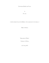 Positronium Hydride and Tetron by Bo Leng a Thesis Submitted in Partial