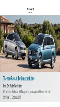 The New Passat: Defining the Future Prof