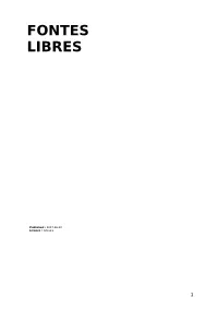 Fontes Libres