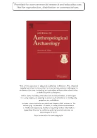 This Article Appeared in a Journal Published by Elsevier. the Attached