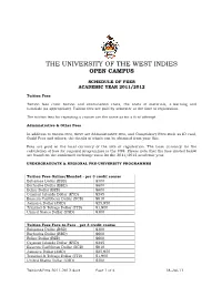 UWI Open Campus Accounts