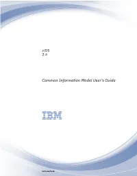 Z/OS Common Information Model User's Guide for Version 2 Release 4 (V2R4)