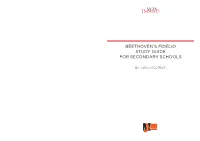 Beethoven's Fidelio Study Guide for Secondary
