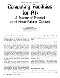 Computing Facilities for AI