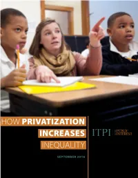 How Privatization Increases Inequality