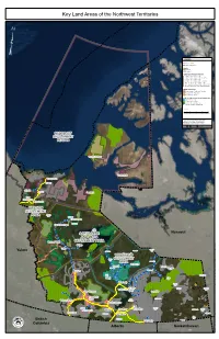 Key Land Areas of NWT with Imagery Basemap