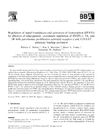 Regulation of Signal Transducers and Activators of Transcription