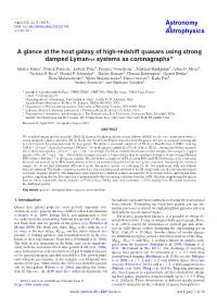 A Glance at the Host Galaxy of High-Redshift Quasars Using Strong Damped Lyman-Α Systems As Coronagraphs
