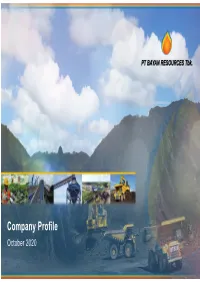Company Profile October 2020 Section 1: Company Overview Company Overview