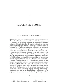 Facultative Logic