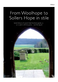 From Woolhope to Sollers Hope in Stile
