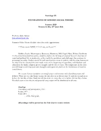 Grading: All Readings Will Be Posted on the Yale Canvas Course Website