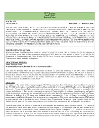 BCC Meeting: April 7, 2020 Research Notes Item No. 8F4 File No. 200176