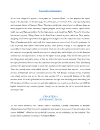 Executive Summary CHAPTER-1 (INTRODUCTION)