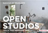 Somerset Open Studios Guide 2012