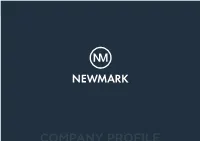 COMPANY PROFILE Page 1 of 64 | Newmark Company Profile Theabout Newmark NEWMARK Way