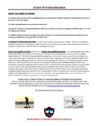 Stand up Paddleboards