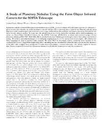 A Study of Planetary Nebulae Using the Faint Object Infrared Camera for the SOFIA Telescope