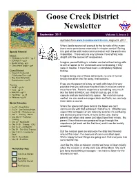 Goose Creek District Newsletter
