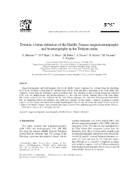 Towards a Better Definition of the Middle Triassic