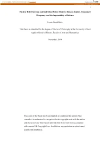 Duncan Sandys, Unmanned Weaponry, and the Impossibility of Defence