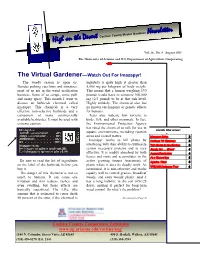 High on the Desert Newsletter