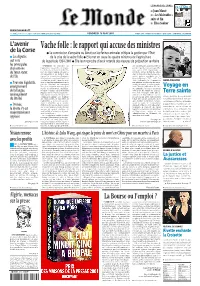 LE MONDE/PAGES&lt;UNE&gt;