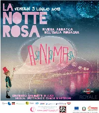 Notterosa 2013 Programma