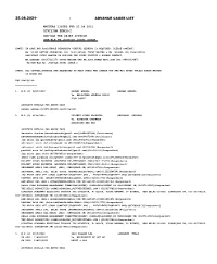 25.08.2021* 1 Advance Cause List