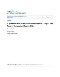 A Step Towards Computational Sustainability