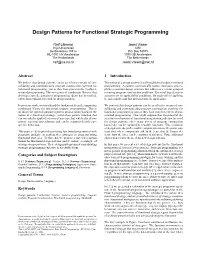 Design Patterns for Functional Strategic Programming