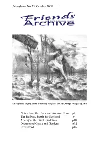 Newsletter No.25 October 2008 Notes from The