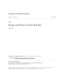 Rivalry and Desire in Scott's Rob Roy Ian Dennis