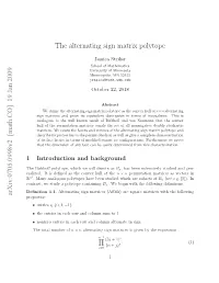 The Alternating Sign Matrix Polytope