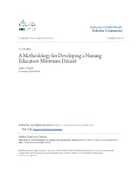 A Methodology for Developing a Nursing Education Minimum Dataset Aziza A