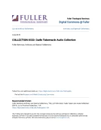 Cadle Tabernacle Audio Collection