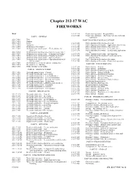 Chapter 212-17 WAC FIREWORKS