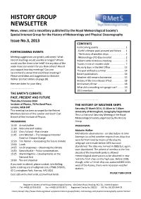 History Group Newsletter 1, 2013, Pp.8-9