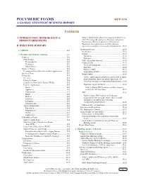 Polymeric Foams Mcp-1174 a Global Strategic Business Report