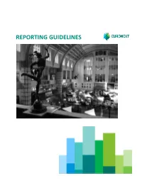 Reporting Guidelines