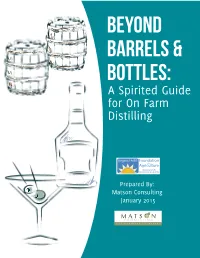 A Spirited Guide for on Farm Distilling