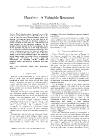 Hazelnut: a Valuable Resource