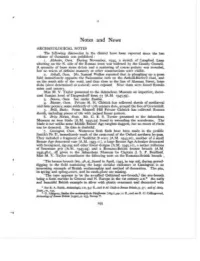 Notes and News