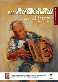 The Journal of Cross Border Studies in Ireland