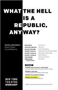 What the Hell Is a Re Public, Any Way?